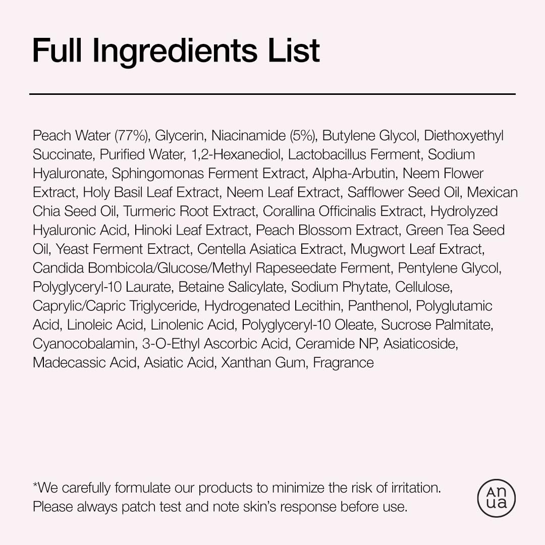 ANUA Peach 70 Niacinamide Serum, 1.01 fl oz
