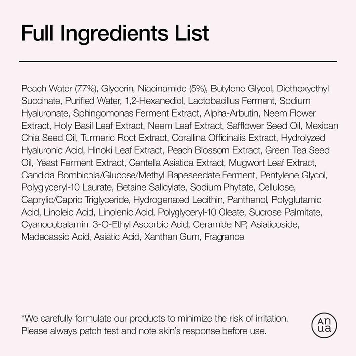 ANUA Peach 70 Niacinamide Serum, 1.01 fl oz