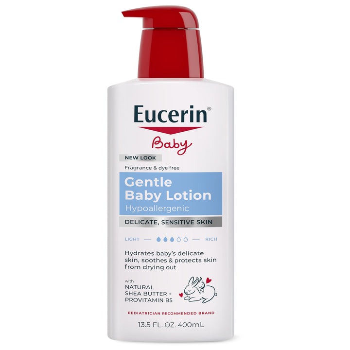 Eucerin Baby Body Lotion, Fragrance Free, 13.5 fl oz