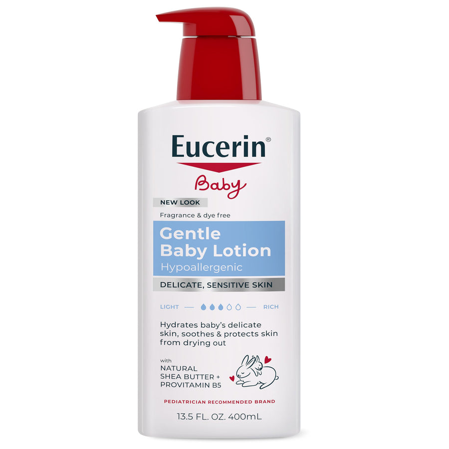 Eucerin Baby Body Lotion, Fragrance Free, 13.5 fl oz