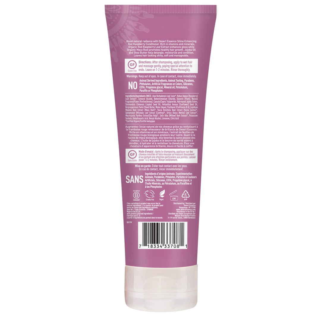 Desert Essence Red Raspberry Shine Enhancing Conditioner, 8 fl oz