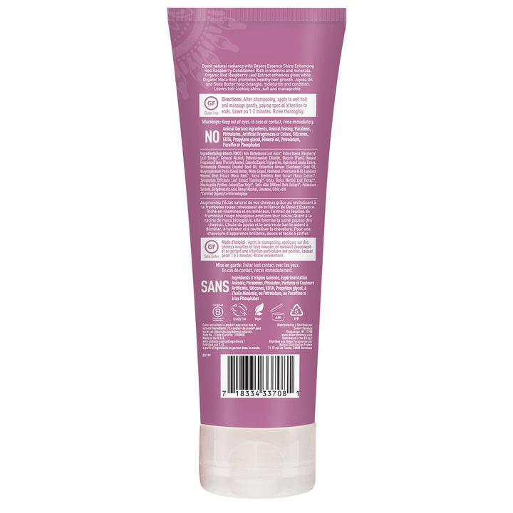 Desert Essence Red Raspberry Shine Enhancing Conditioner, 8 fl oz