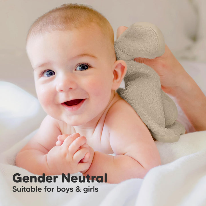 KeaBabies Baby Washcloths, Earth Brown, 6 Count