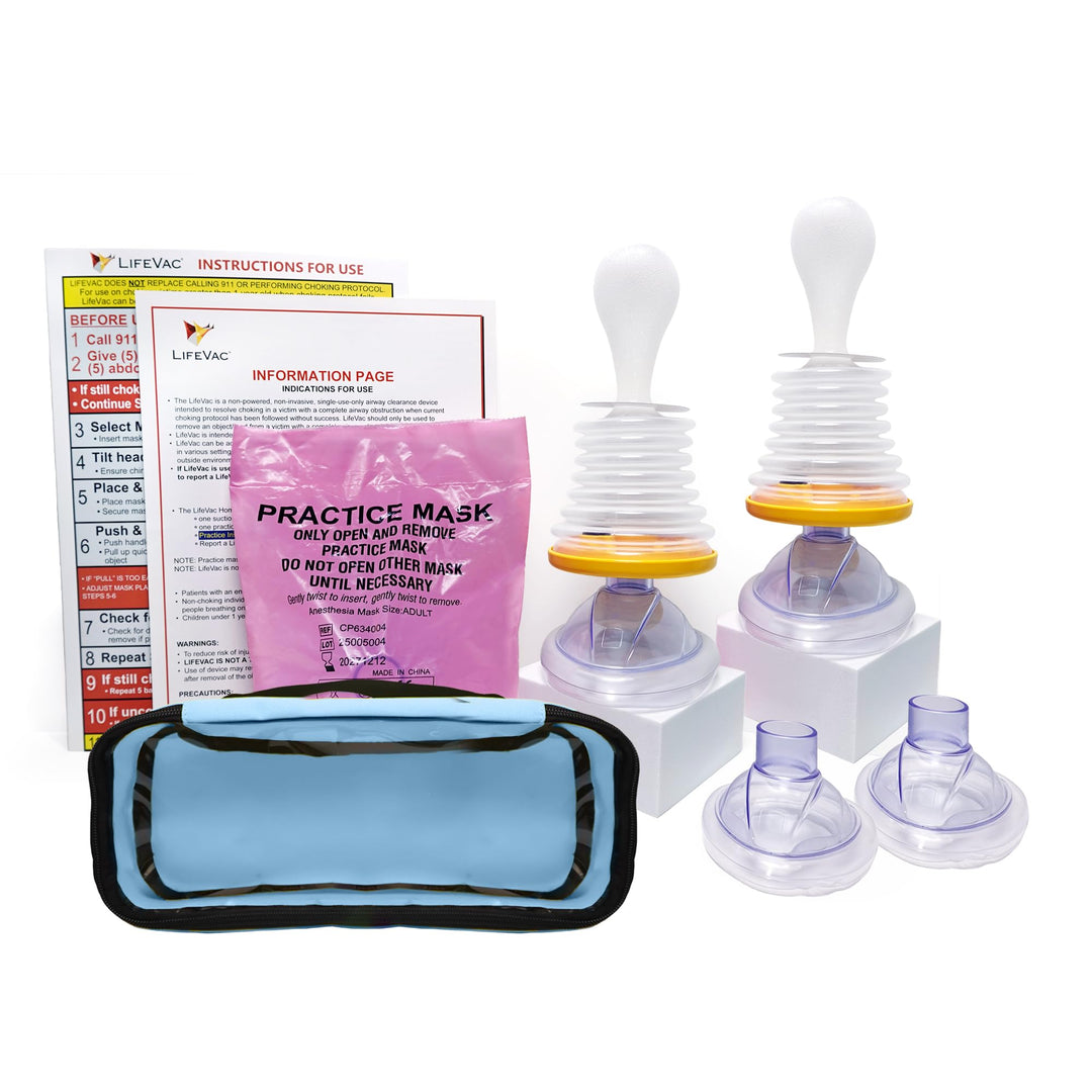 LifeVac Travel Kit, Home And Blue, Combo
