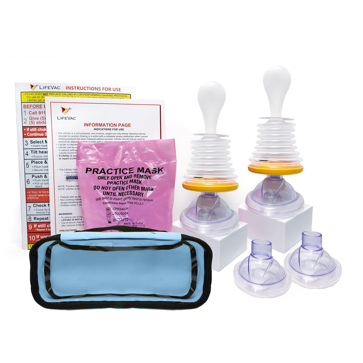 LifeVac Travel Kit, Home And Blue, Combo