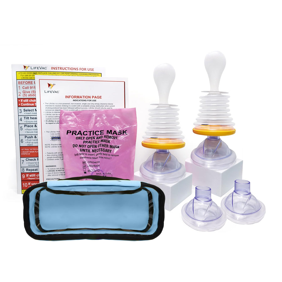 LifeVac Travel Kit, Home And Blue, Combo