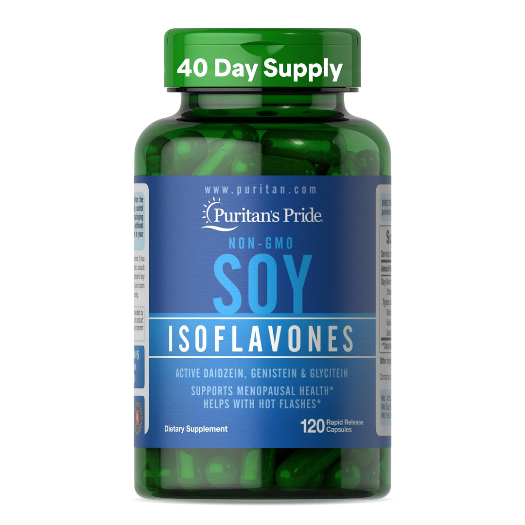 Puritan's Pride Soy Isoflavones, 750 mg, 120 Count
