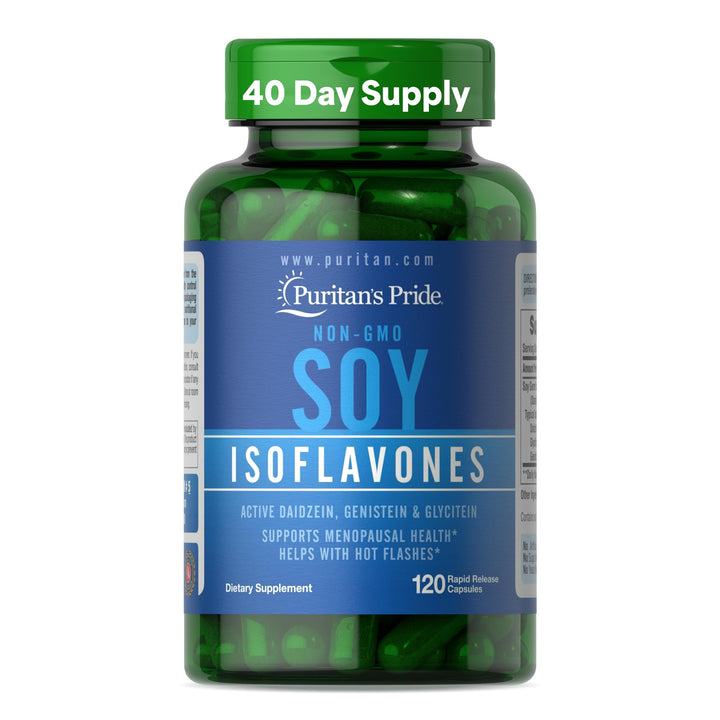 Puritan's Pride Soy Isoflavones, 750 mg, 120 Count