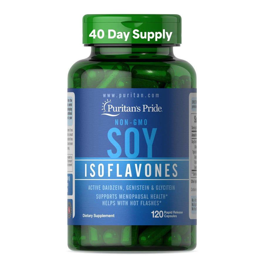 Puritan's Pride Soy Isoflavones, 750 mg, 120 Count