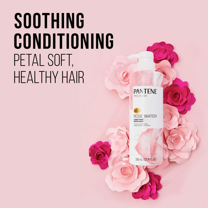 Pantene Sulfate Free Conditioner, Soothing Rose Water, 17.9 fl oz