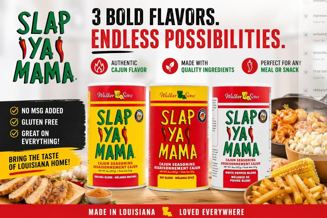 Slap Ya Mama Cajun Seasoning, Hot Blend, 8 oz