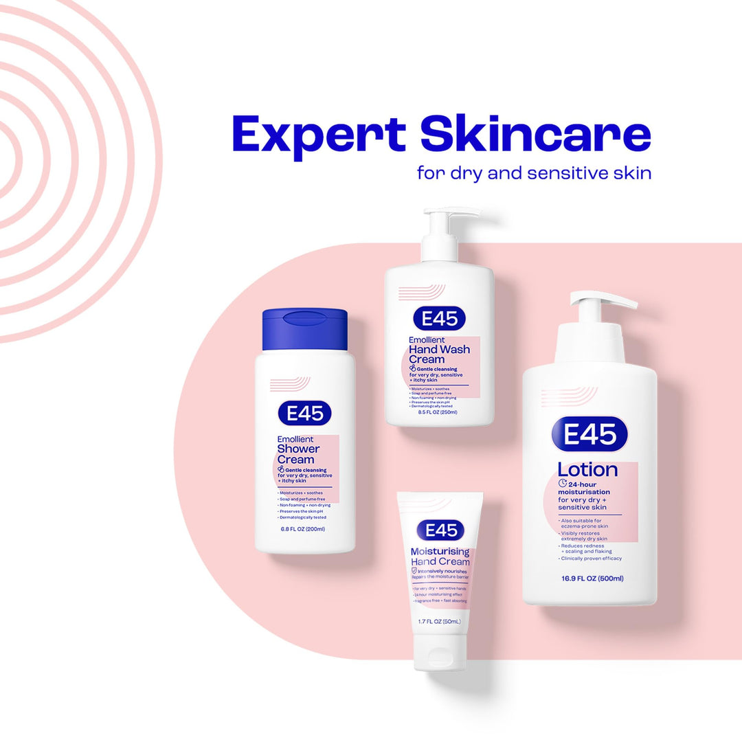E45 Dermatological Moisturising Body Lotion, 500 ml