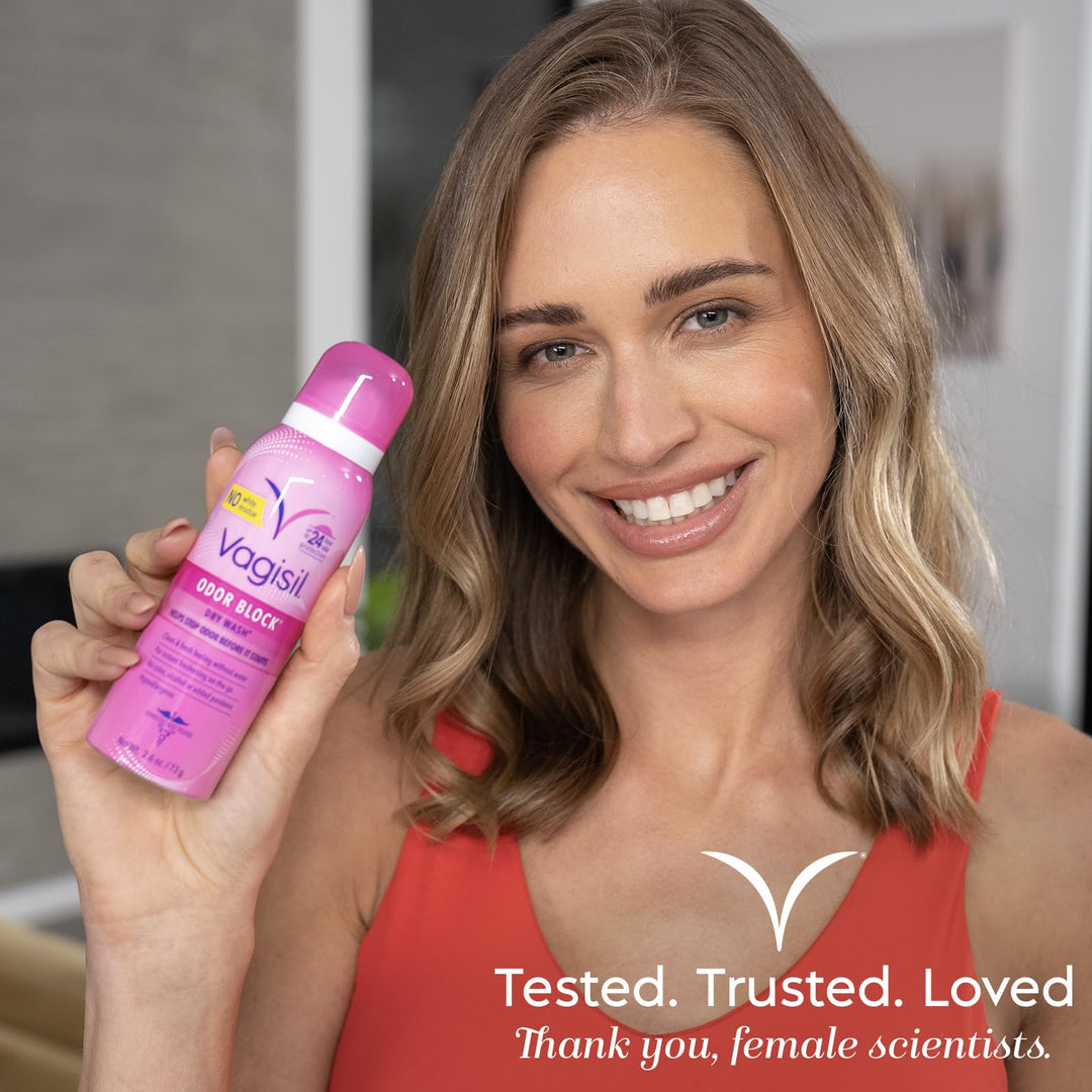 Vagisil Odor Block Dry Spray, Hypoallergenic, 2.6 oz