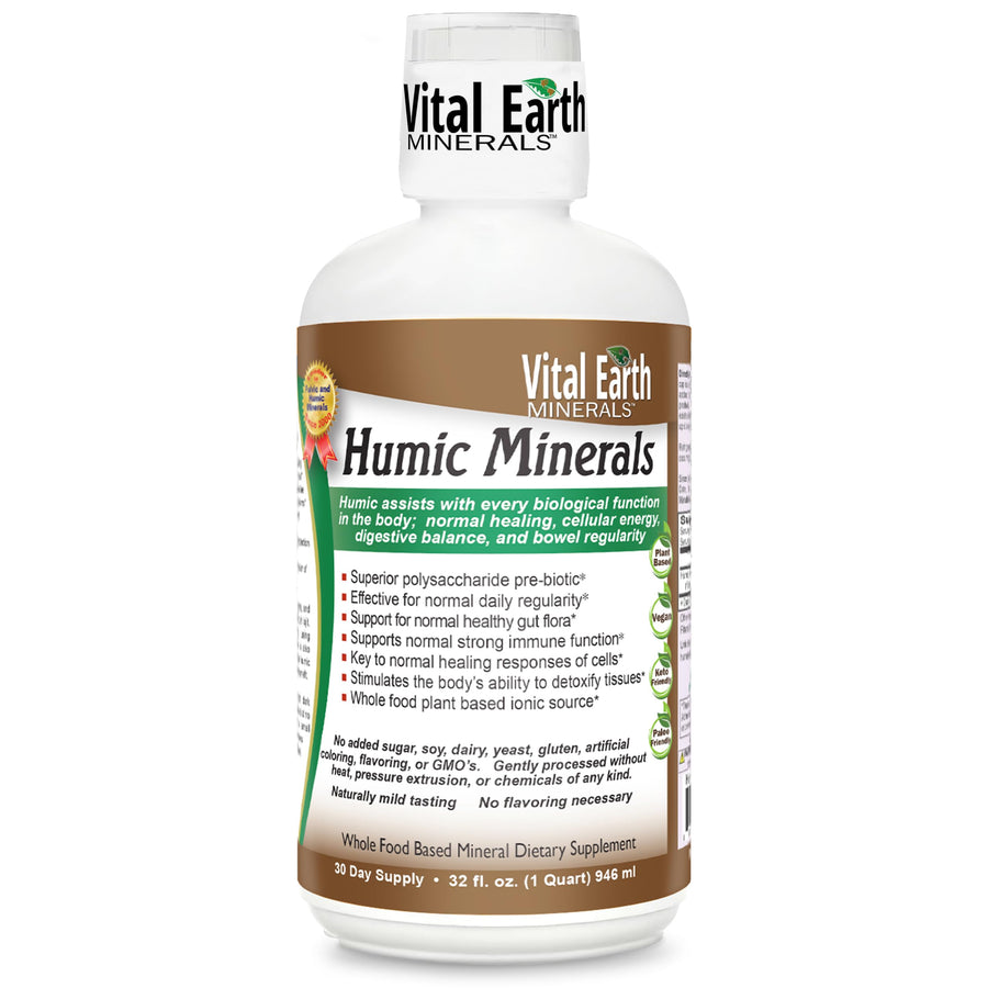 Vital Earth Minerals Humic Minerals, 32 oz