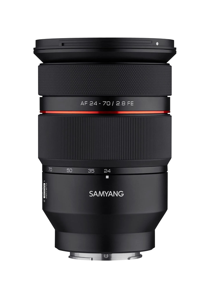 SAMYANG AF 24-70mm f/2.8 Auto Focus Full Frame Zoom Lens for Sony E, Black, One Size