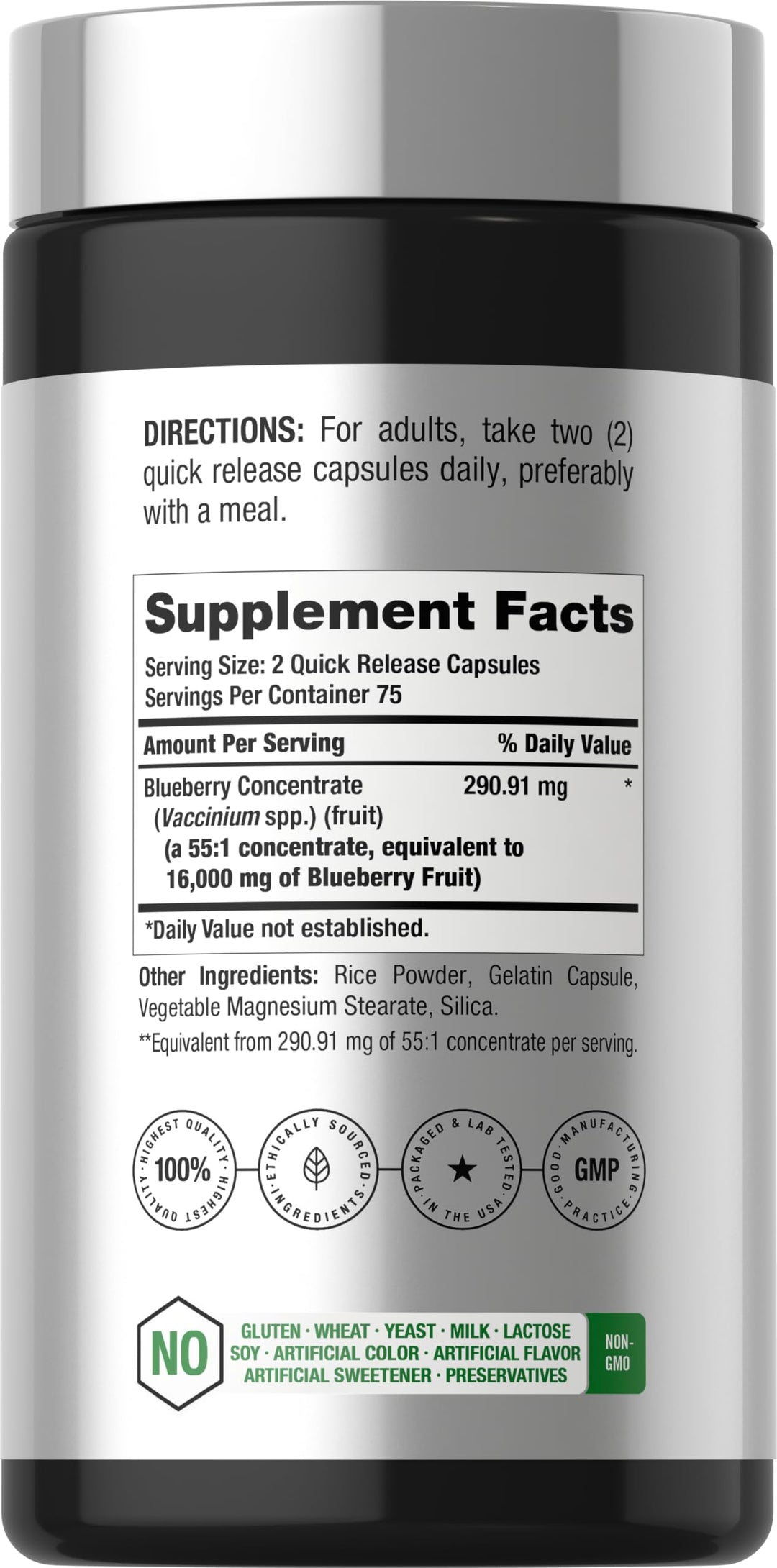 Horbäach Blueberry Extract, 150 Count