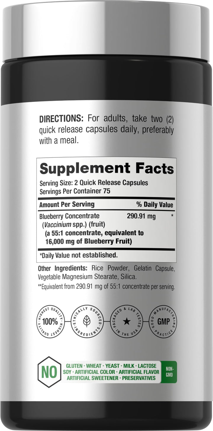 Horbäach Blueberry Extract, 150 Count