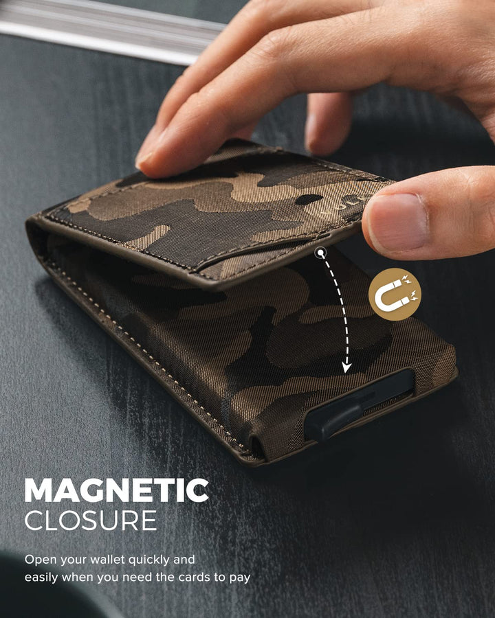 VULKIT Minimalist Wallet, Black