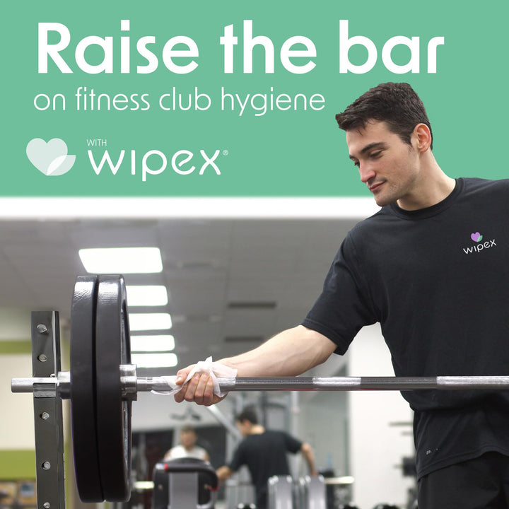 Wipex Gym Equipment Cleaning Wipes, Lemongrass, 700 Count