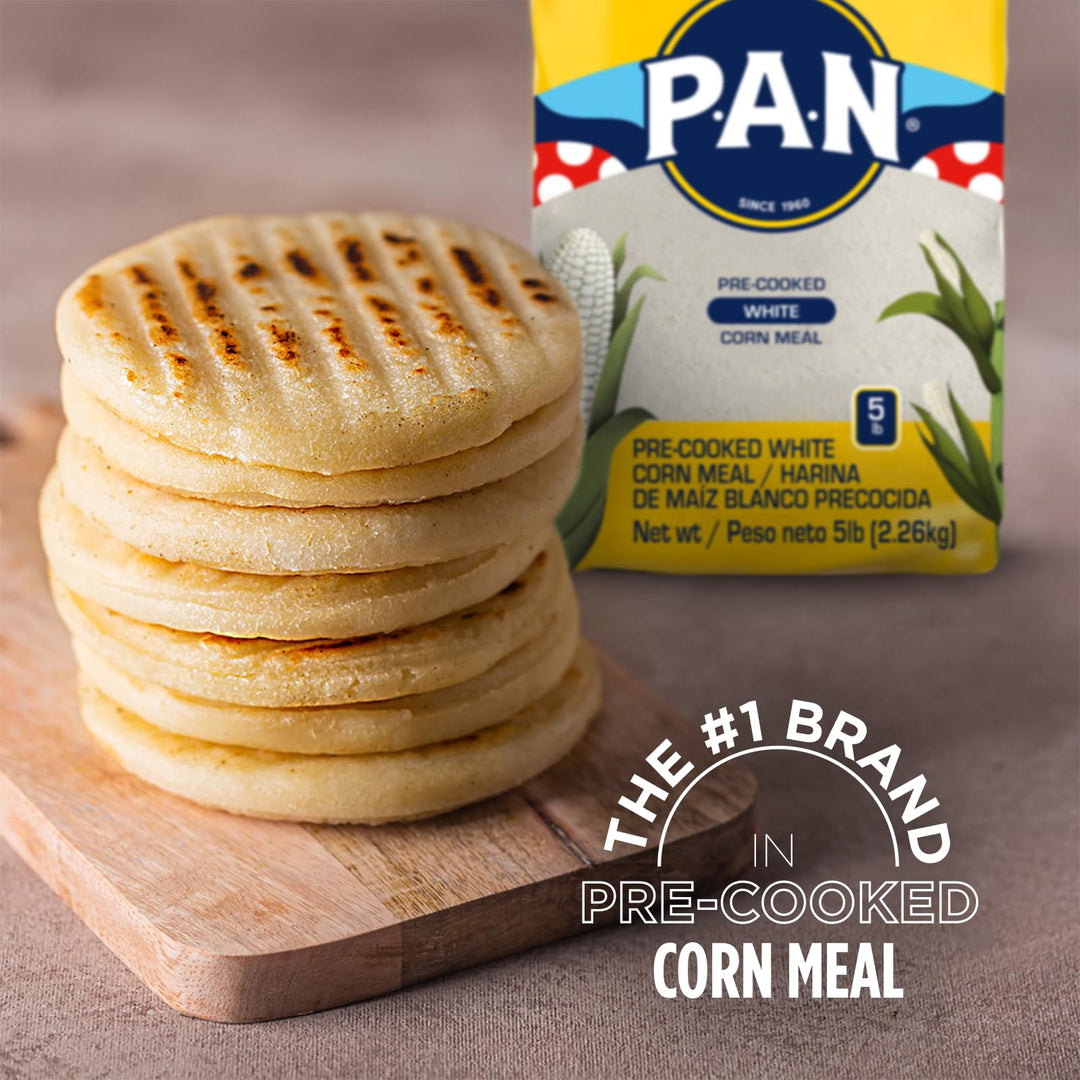 P.A.N. Pre-Cooked White Corn Meal, 5 lb