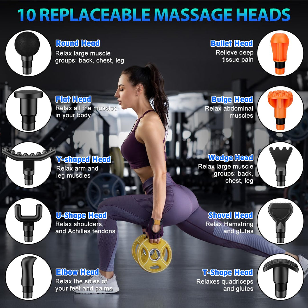 TOLOCO Massage Gun, Carbon