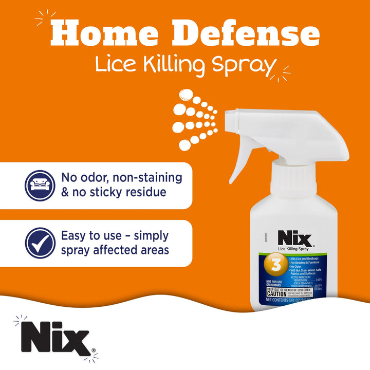 Nix Lice & Bed Bug Spray, 5 fl oz