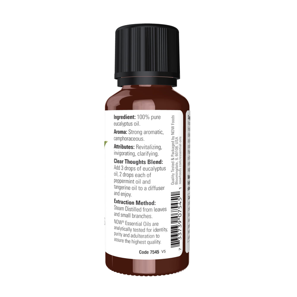 NOW Eucalyptus Globulus Essential Oil, 1 fl oz