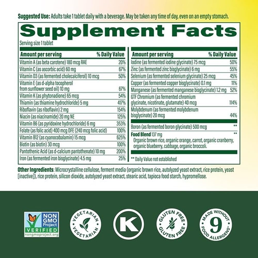 Megafood One Daily Multivitamin, 60 Count