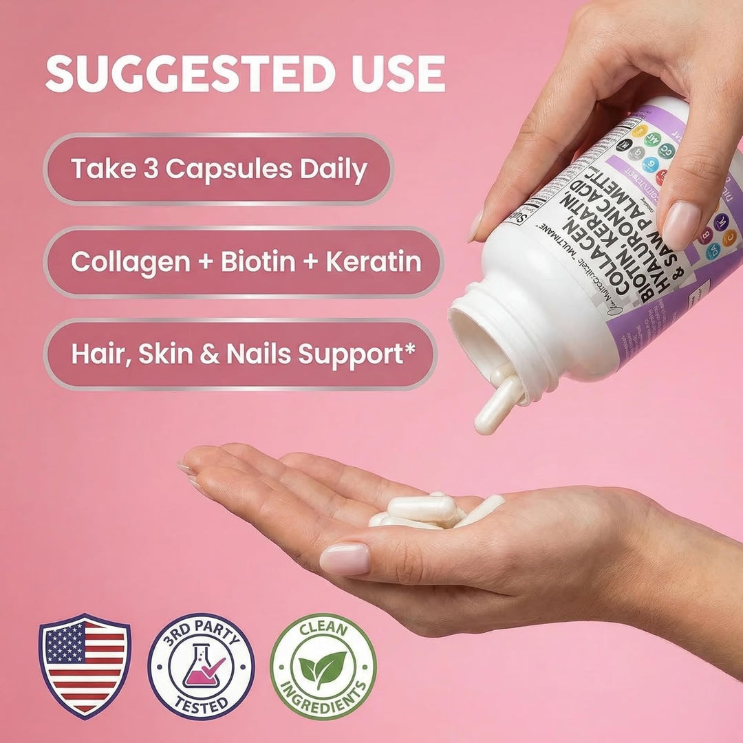 Clean Nutraceuticals Collagen Pills, 1000 mg, 90 Count