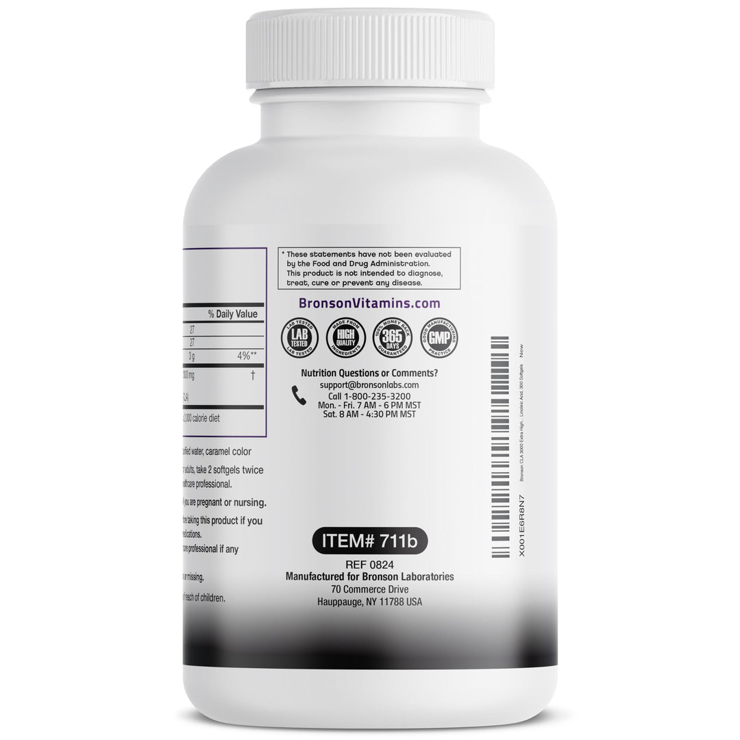 Bronson CLA 3000, 300 Softgels