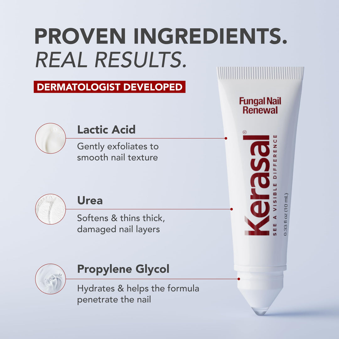 Kerasal Nail Fungus Treatment, Extra Strength, 0.33 fl oz, Pack of 2