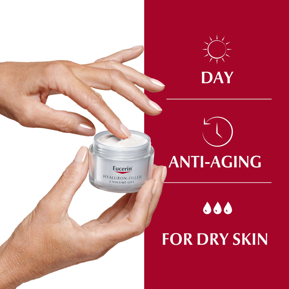 Eucerin Hyaluron Filler Volume Lift Day Cream, Dry Skin, 50 ml