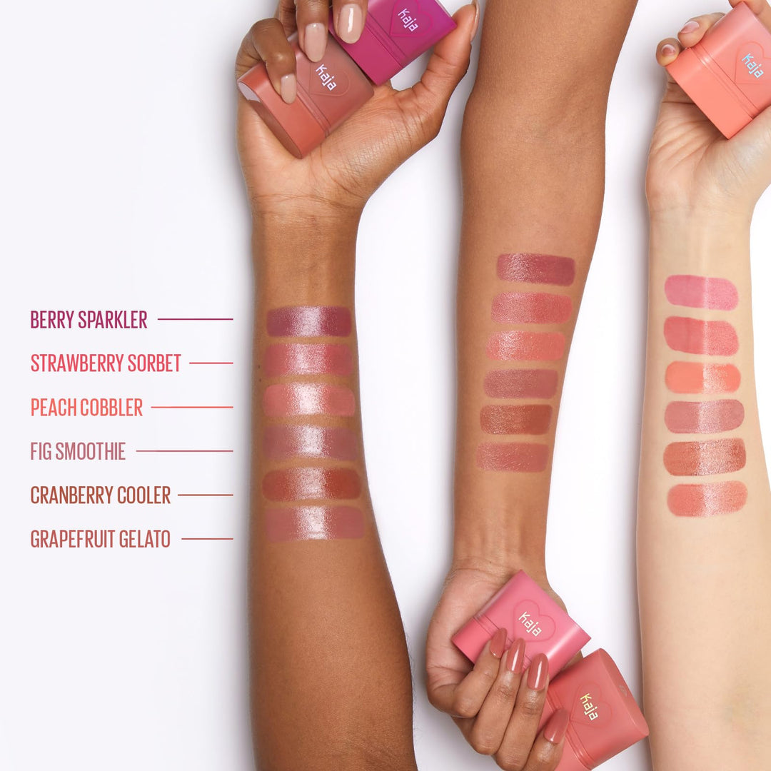 Kaja Dewy Bar Cheeks & Lip, Peach Cobbler
