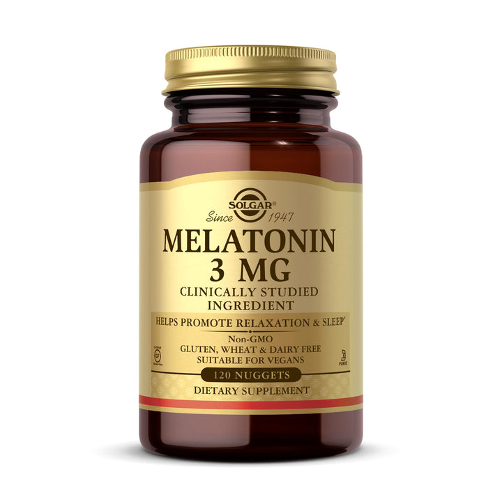 Solgar Melatonin, 3 mg, 120 Count