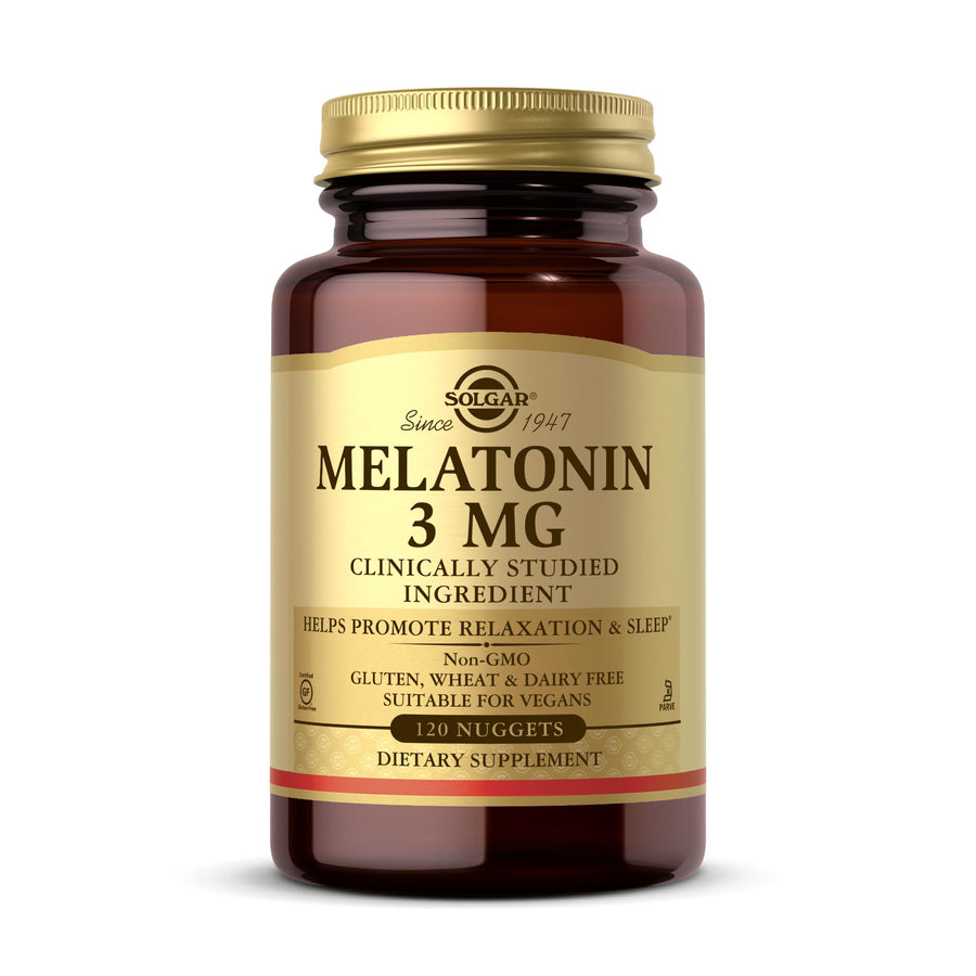 Solgar Melatonin, 3 mg, 120 Count