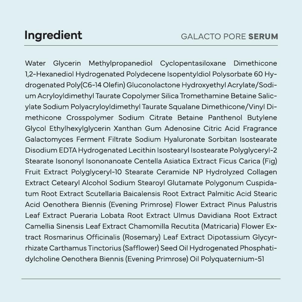 SAM'U Galacto Pore Serum, 1.35 fl oz