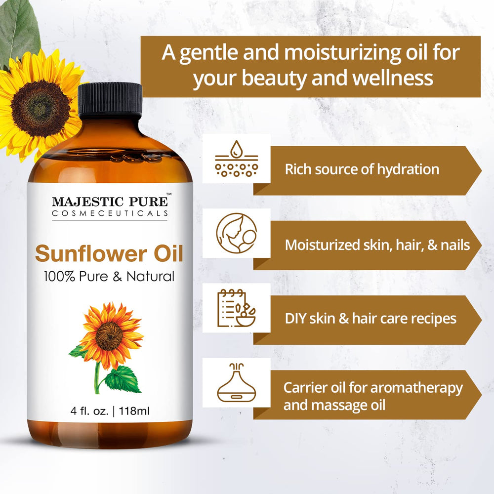 Majestic Pure Sunflower Essential Oil, 4 fl oz