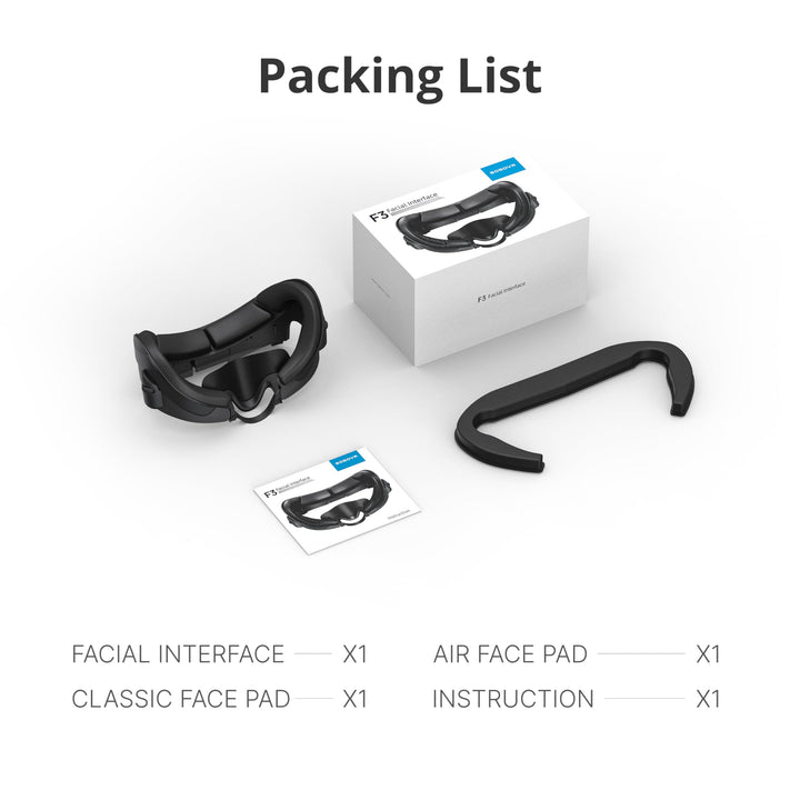 BOBOVR F3 Comfort Face Cover Pad Facial Interface, 1 Count