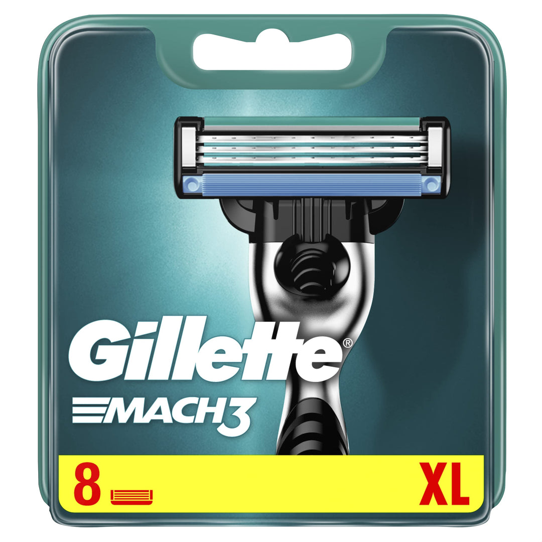 Gillette Mach3 Razor Blades, 8 Count