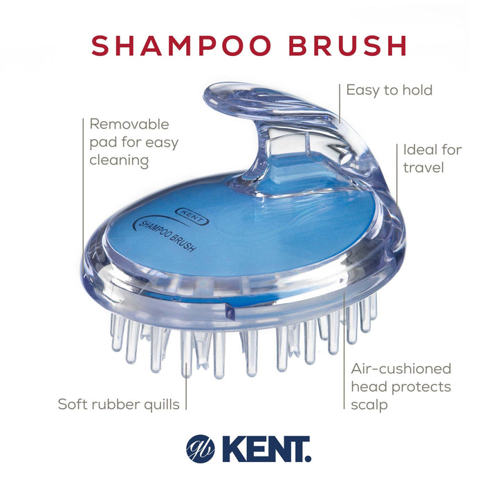 Kent Hair Brush, Scalp Massage, 3 1/2 in