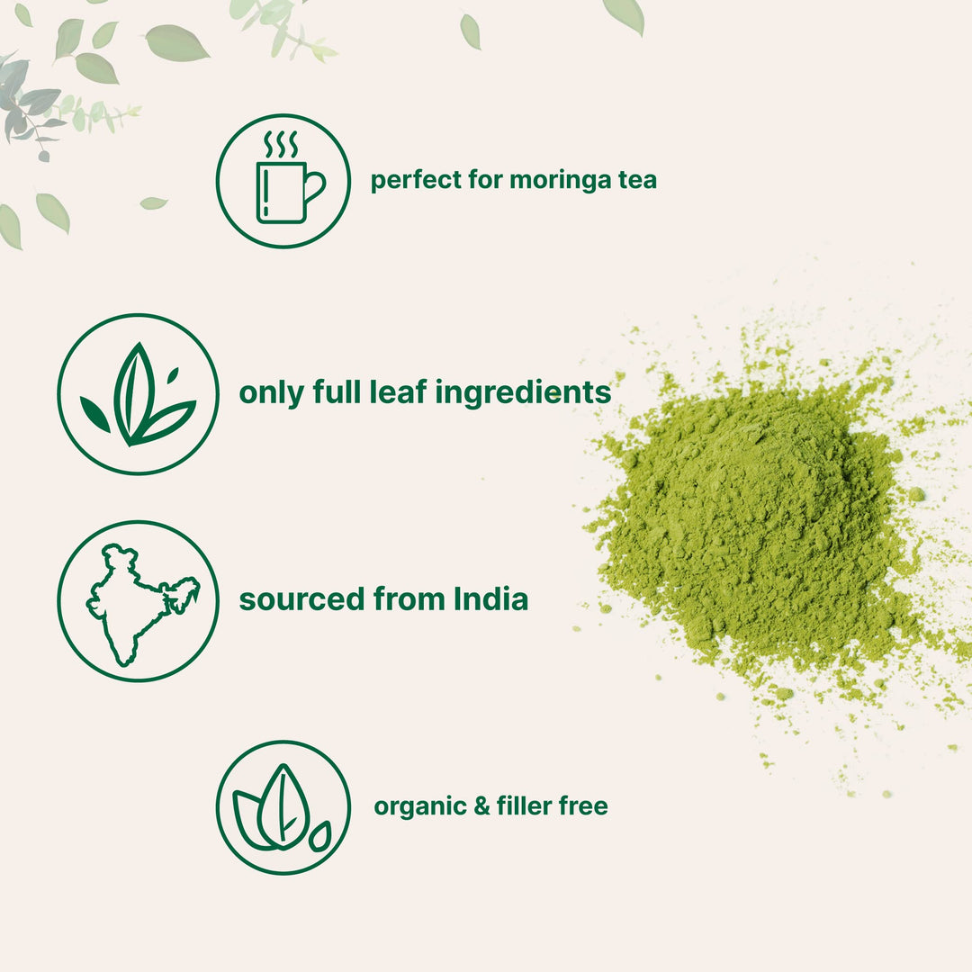 Micro Ingredients Organic Moringa Oleifera Leaf Powder, 2 lb