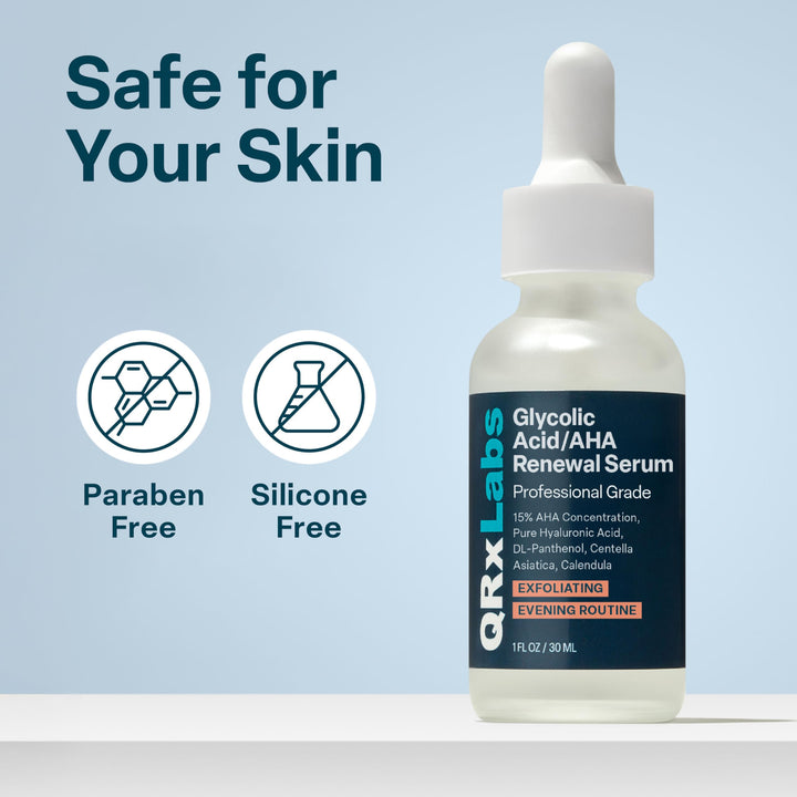 QRxLabs Glycolic Acid 15% Serum, 1 fl oz