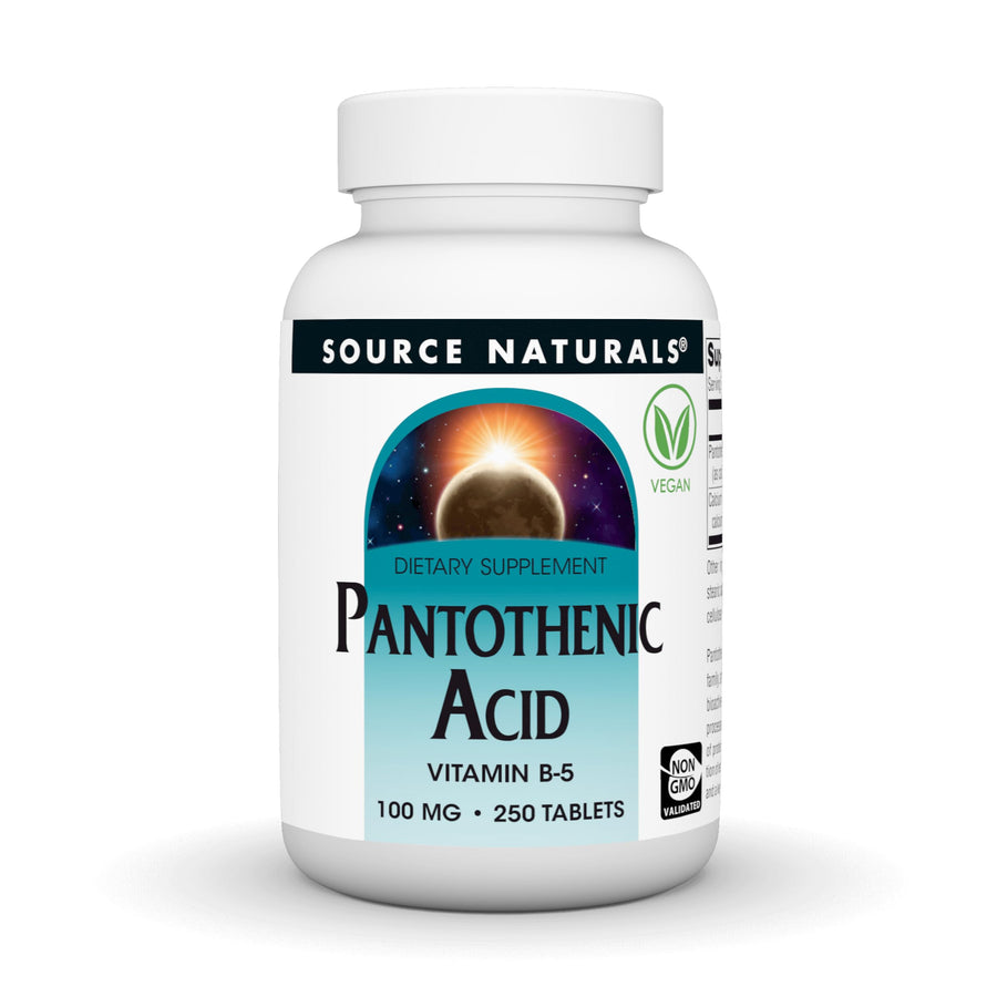Source Naturals Pantothenic Acid, 100 mg, 250 Count