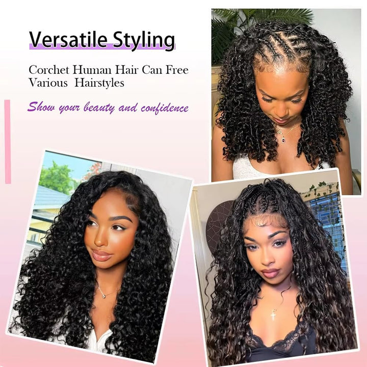 yimisunny Burmese Curly Crochet Hair, 20 Inch, 1 Count, 60 g