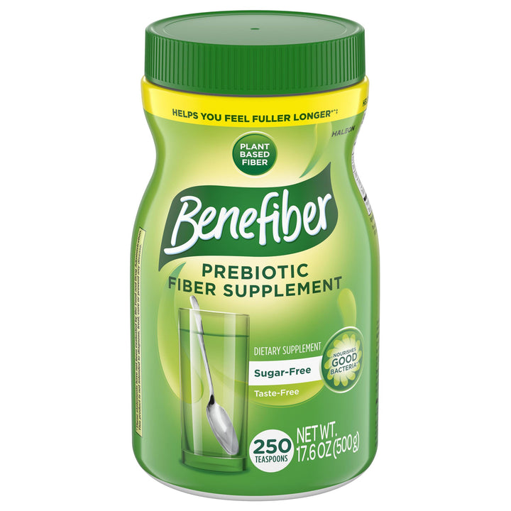 Benefiber Daily Prebiotic Fiber Supplement Powder, Unflavored, 17.6 oz