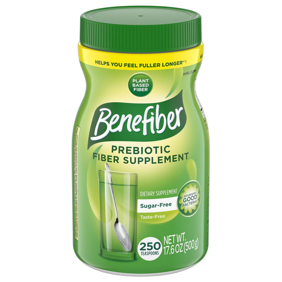 Benefiber Daily Prebiotic Fiber Supplement Powder, Unflavored, 17.6 oz