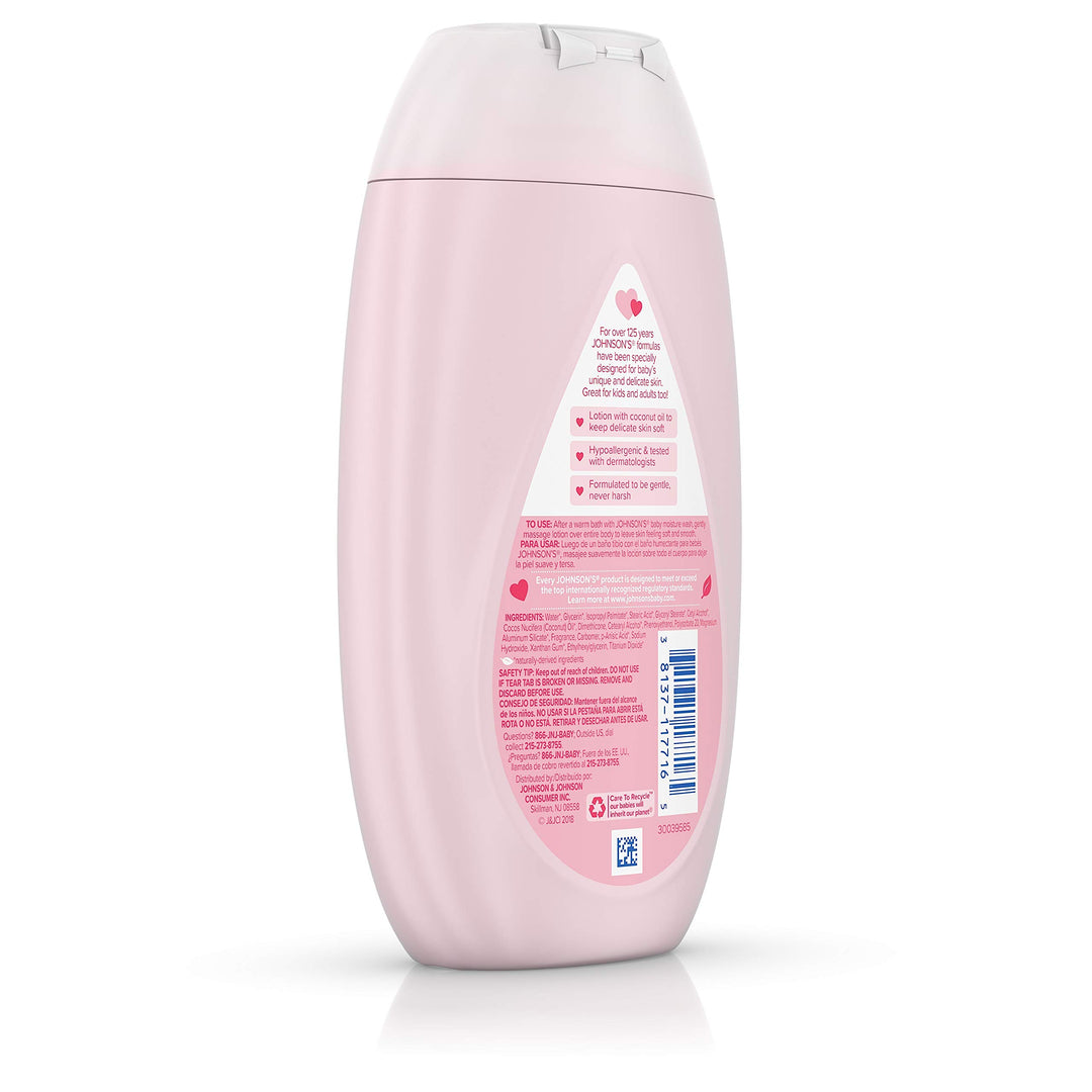 Johnson's & Johnson's Moisturising Baby Lotion, Coconut Oil, 500 ml