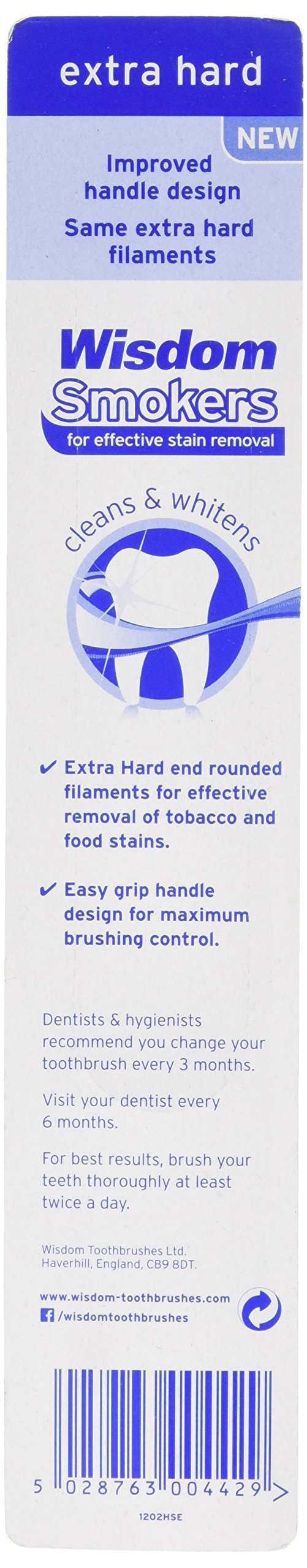 Wisdom Smokers Toothbrush, Extra Hard