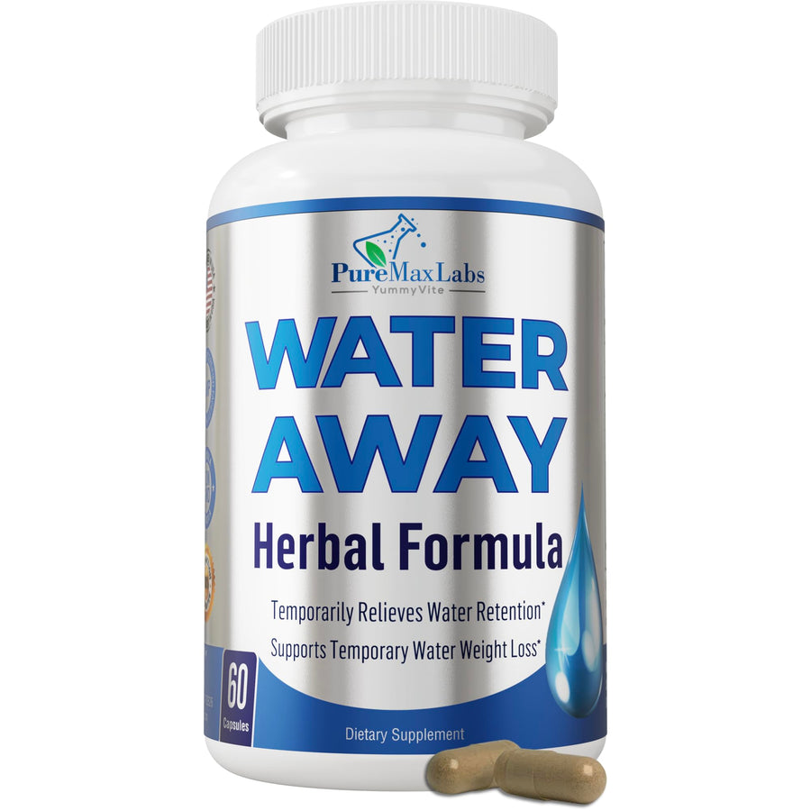 Yummyvite Water Away Herbal Diuretic, 60 Count