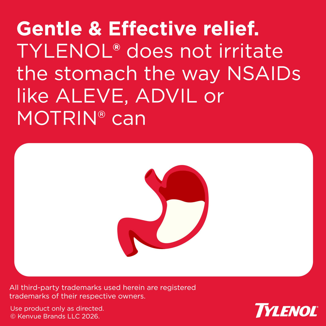 Tylenol Extra Strength Pain Reliever and Fever Reducer Caplets, 500 mg, 225 Count